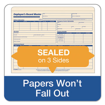 TOPS™ Employee Record Master File Jacket, Straight Tab, Letter Size, Manila, 20-pack freeshipping - TVN Wholesale